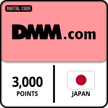 DMM.com Gift Card Japan 3000 Points