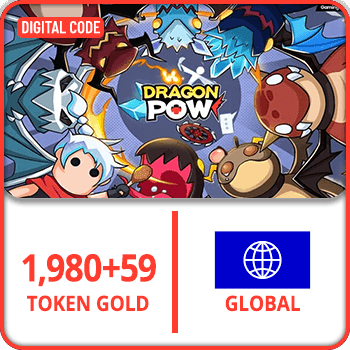 Dragon POW! Token Gold 1980+59
