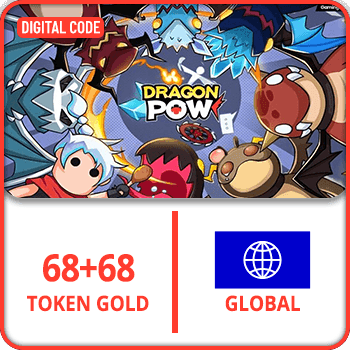 Dragon POW! Token Gold 68+68