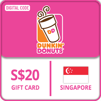 Dunkin_ Donuts Gift Card SINGAPORE SGD 20