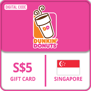 Dunkin_ Donuts Gift Card SINGAPORE SGD 5