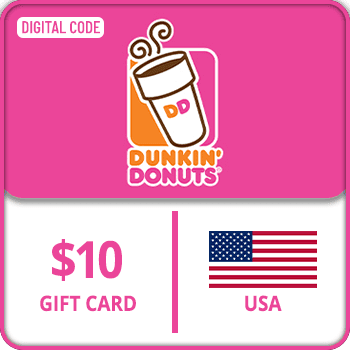 Dunkin Donuts Gift Card USA $10