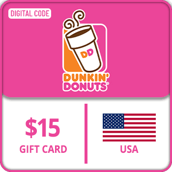 Dunkin Donuts Gift Card USA $15