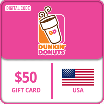 Dunkin Donuts Gift Card USA $50