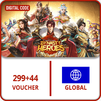 Dynasty Heroes Samkok Legend GLOBAL 299+44 Voucher