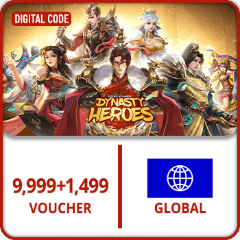 Dynasty Heroes Samkok Legend GLOBAL 9999+1499 Voucher