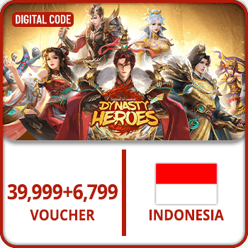 Dynasty Heroes Samkok Legend INDONESIA 39999+6799 Voucher