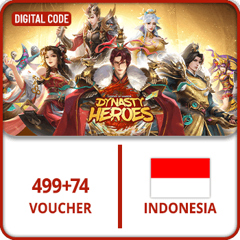 Dynasty Heroes Samkok Legend INDONESIA 499+74 Voucher