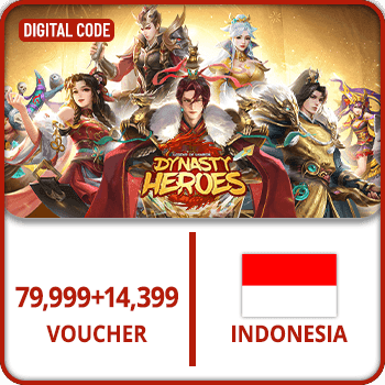 Dynasty Heroes Samkok Legend INDONESIA 79999+14399 Voucher