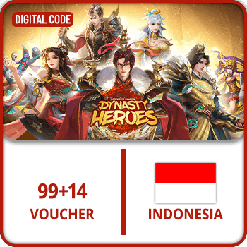 Dynasty Heroes Samkok Legend INDONESIA 99+14 Voucher