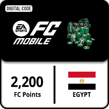 EA FC Mobile Gift Card Egypt FC Points 2200