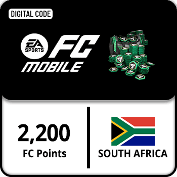 EA FC Mobile Gift Card South Africa FC Points 2200
