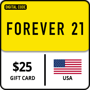 Forever 21 Gift Card USA 25 USD