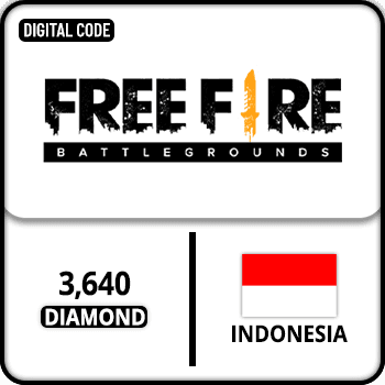 Free Fire Gift Card Indonesia 3640 Diamond