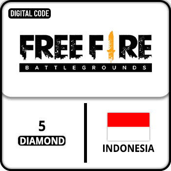 Free Fire Gift Card Indonesia 5 Diamond