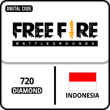 Free Fire Gift Card Indonesia 720 Diamond