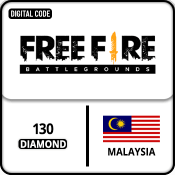 Free Fire Gift Card Malaysia 130 Diamond