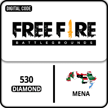 Free Fire Gift Card MENA 530 Diamond