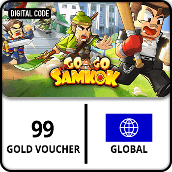 Go Go Samkok GLOBAL Gold Voucher 99
