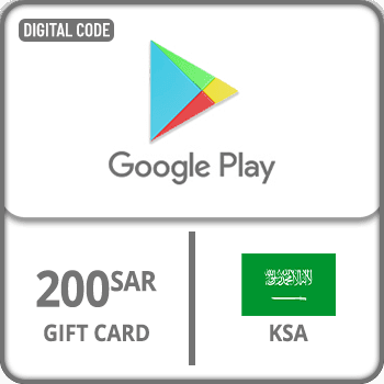 Google Play Gift Card KSA 200SAR