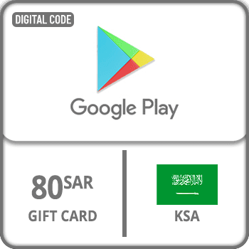 Google Play Gift Card KSA 80SAR