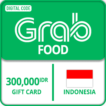 Grab Gift Card INDONESIA FOOD IDR 300000
