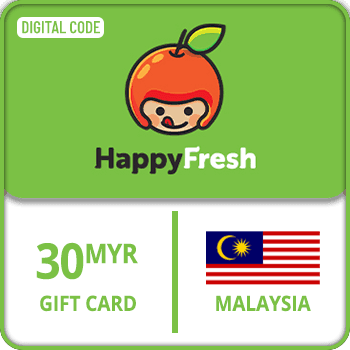 HappyFresh Gift Card Malaysia 30 MYR
