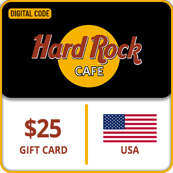 Hard Rock Cafe Gift Card USA 25 USD