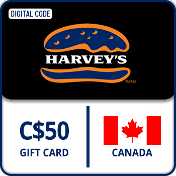 Harvey Gift Card CANADA 50 CAD