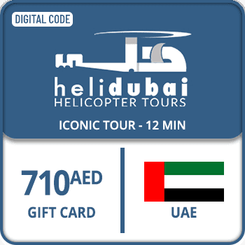 Heli Dubai Gift Card UAE ICONIC TOUR - 12 MIN 710 AED