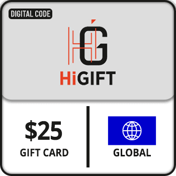 HiGift Gift Card GLOBAL 25 USD