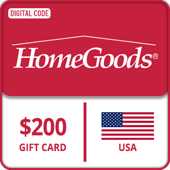 HomeGoods Gift Card USA 200 USD