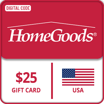HomeGoods Gift Card USA 25 USD