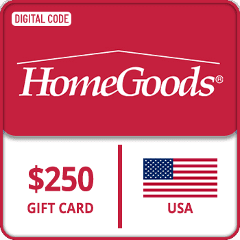 HomeGoods Gift Card USA 250 USD