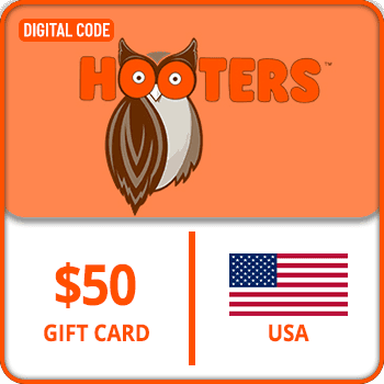 Hooters Gift Card USA 50 USD