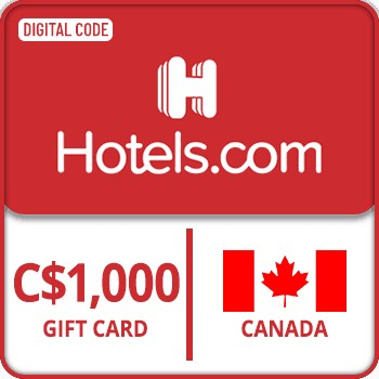 Hotels.com Gift Card CANADA 1000 CAD