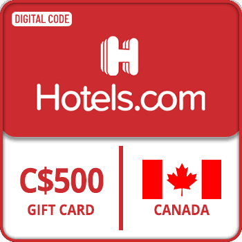 Hotels.com Gift Card CANADA 500 CAD