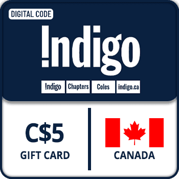 Indigo Gift Card CANADA 5 CAD