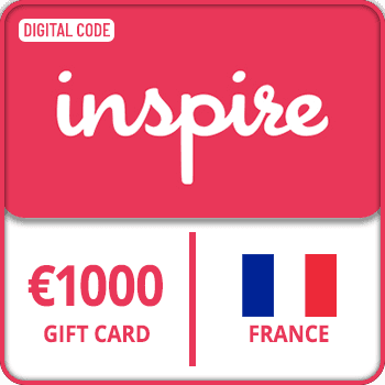 Inspire Travel Gift Card France 1000 EUR