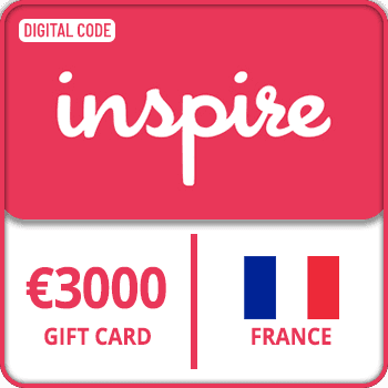 Inspire Travel Gift Card France 3000 EUR