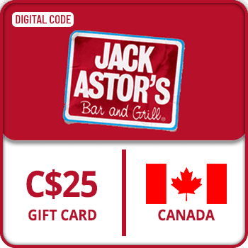 Jack Astor_s Gift Card CANADA 25 CAD