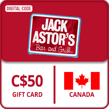 Jack Astor_s Gift Card CANADA 50 CAD