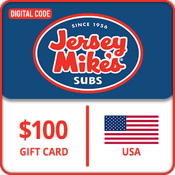 Jersey Mike's Subs Gift Card USA 100 USD