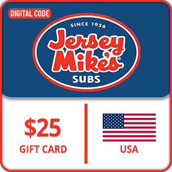 Jersey Mike's Subs Gift Card USA 25 USD