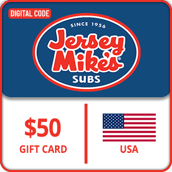 Jersey Mike's Subs Gift Card USA 50 USD