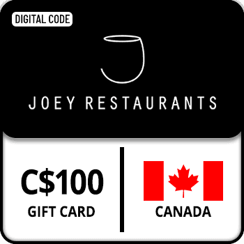 Joey Restaurants Gift Card CANADA 100 CAD