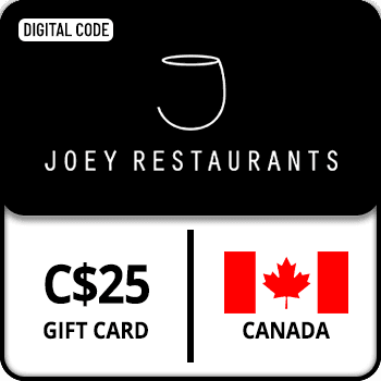 Joey Restaurants Gift Card CANADA 25 CAD