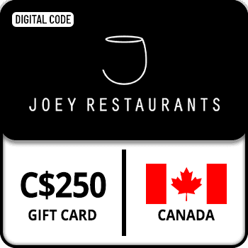 Joey Restaurants Gift Card CANADA 250 CAD