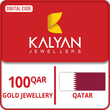 Kalyan Jewellers Gold Jewellery Gift Card QAR 100