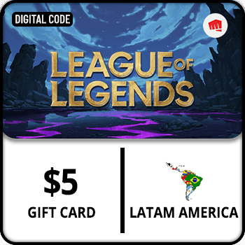 League of Legends Gift Card Latin America $5